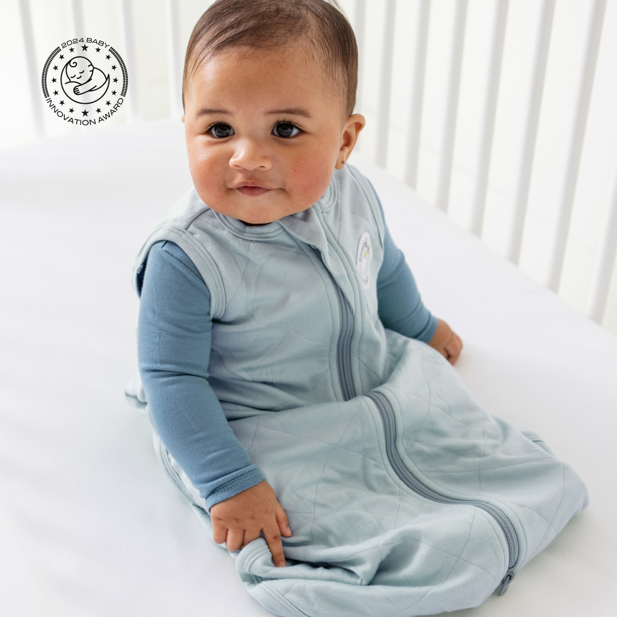 Dreamland Baby - Bamboo Classic Sleep Sack (Non-weighted): Moon Gray / 12 - 24 Months