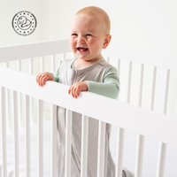 Dreamland Baby - Bamboo Classic Sleep Sack (Non-weighted): Moon Gray / 12 - 24 Months