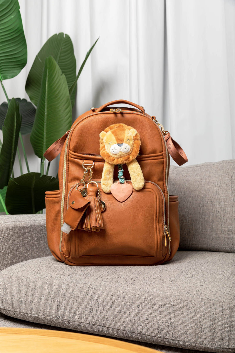 Itzy Ritzy - Cognac Boss Plus™ Backpack Diaper Bag