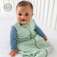Dreamland Baby - Bamboo Classic Sleep Sack (Non-weighted): Moon Gray / 12 - 24 Months